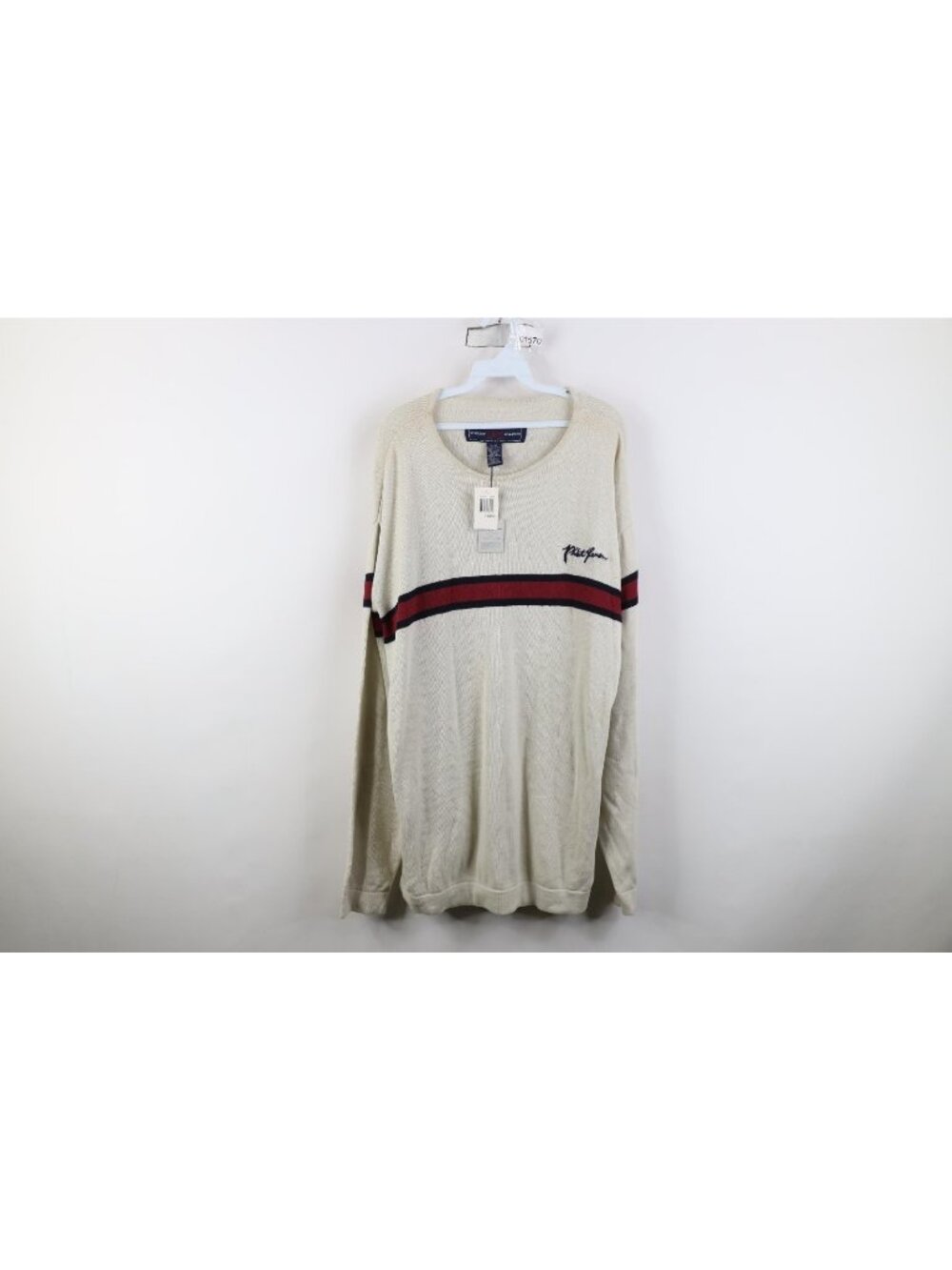 Deadstock Vintage 90s Y2K Phat Farm Mens XL Striped Marled Knit Sweater Hip Hop